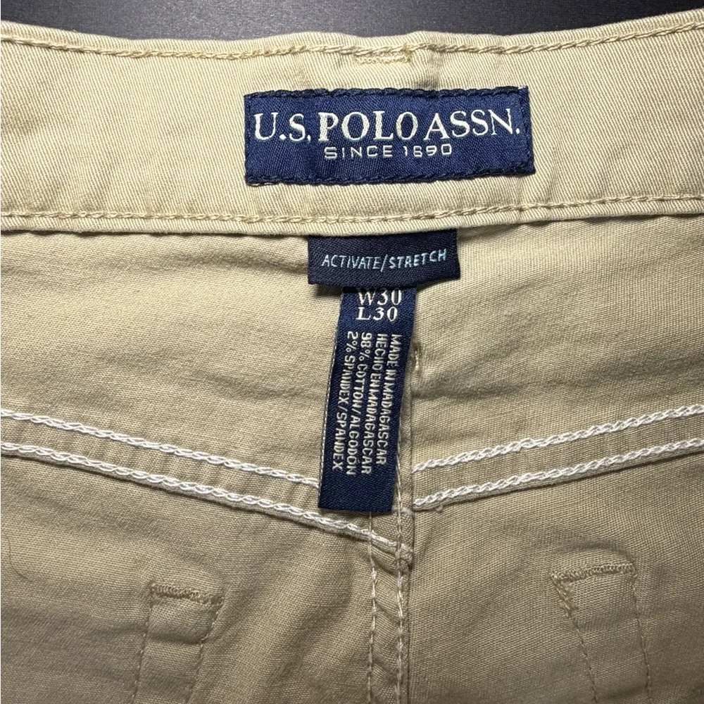 U.S. Polo Assn. Men’s Chino Pants in Light Khaki - Picture 3 of 4